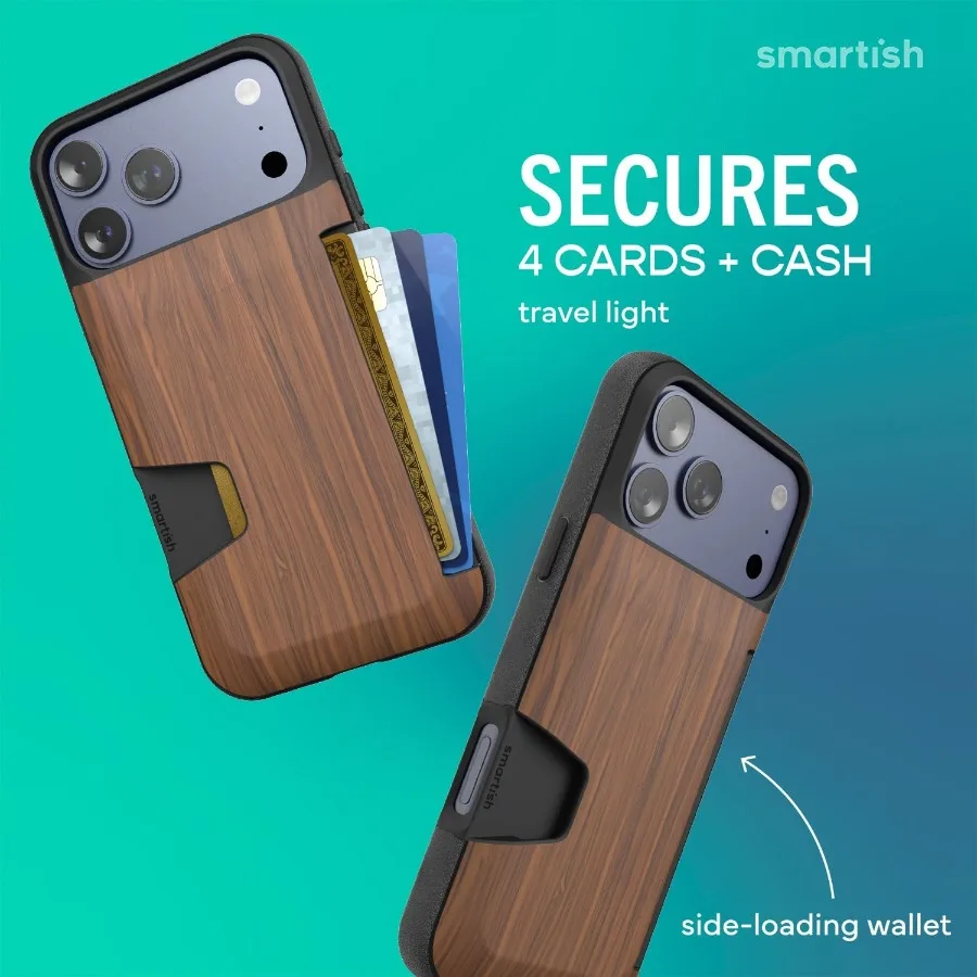 For iPhone 17 Pro Max Wallet Case - Wallet Slayer Vol. 1 [Slim + Protective] Credit Card Holder with Drop Tested Flip Design