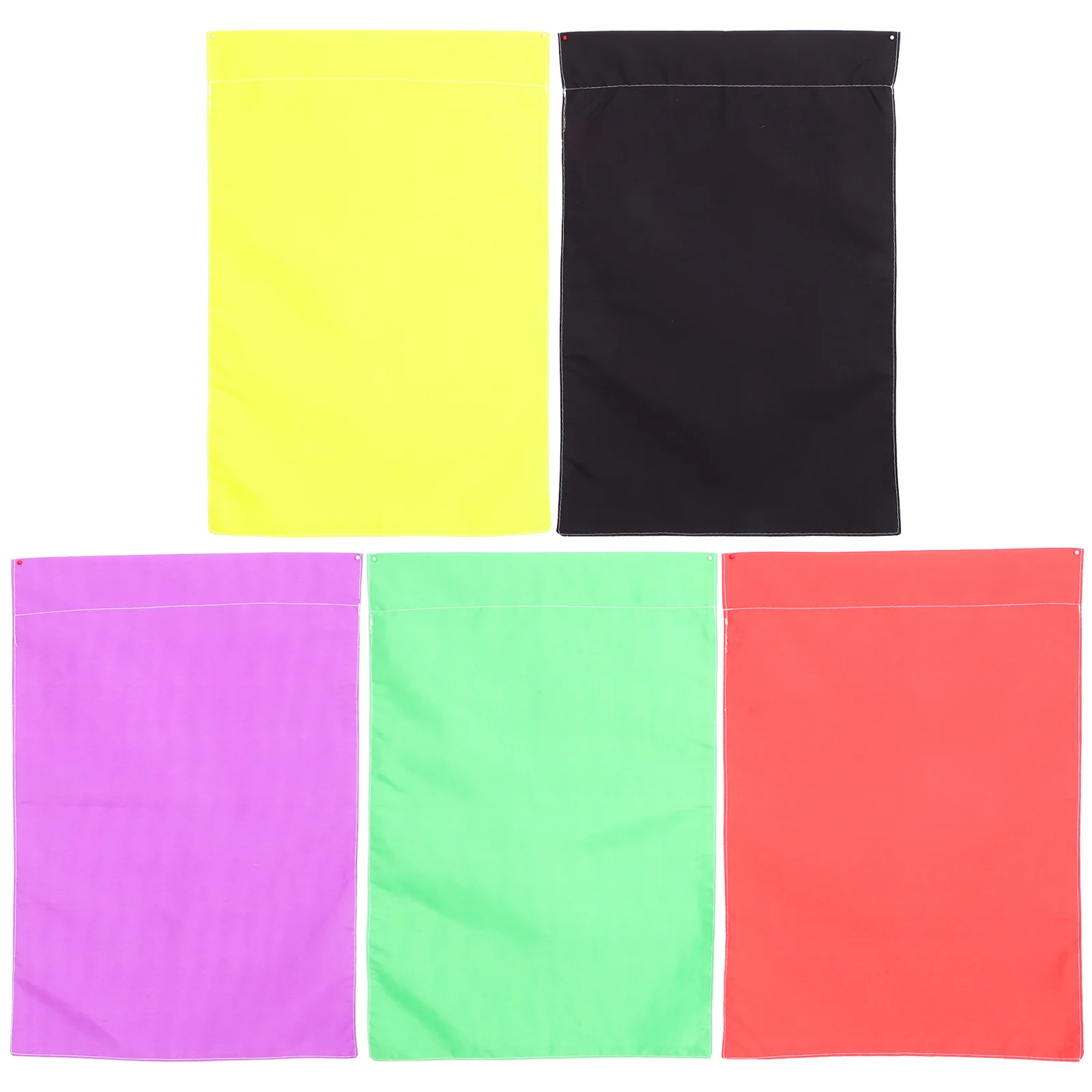 

5pcs Blank Garden Flags Double Sided Diy Courtyard Decoration For Wedding Party Festival Event Outdoor Bunting Flags Polyester
