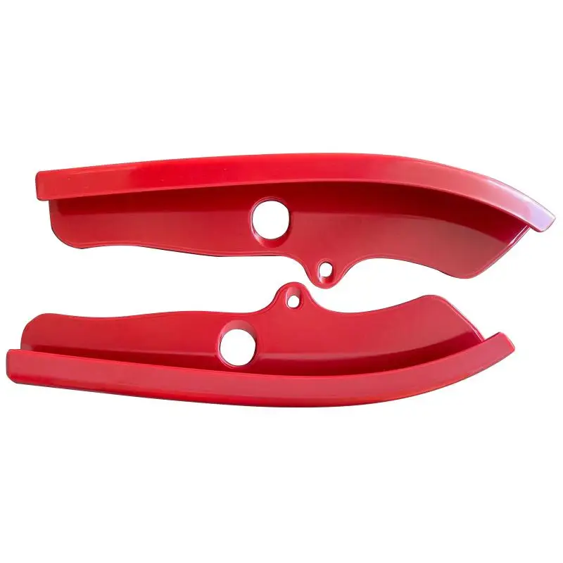 2pcs Red Front Bumper Lip Spoiler Splitter Protector Cover Strip Trim Bezel Fit For Dodge Challenger 2015-2020 5253553030