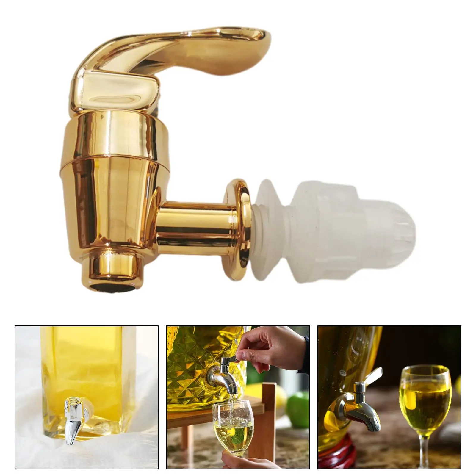 Jar Faucet Bucket Tap Reusable Replacement Adjustable Water Pitcher Faucet for Restaurant Fridge Home Dining Room Kitchen