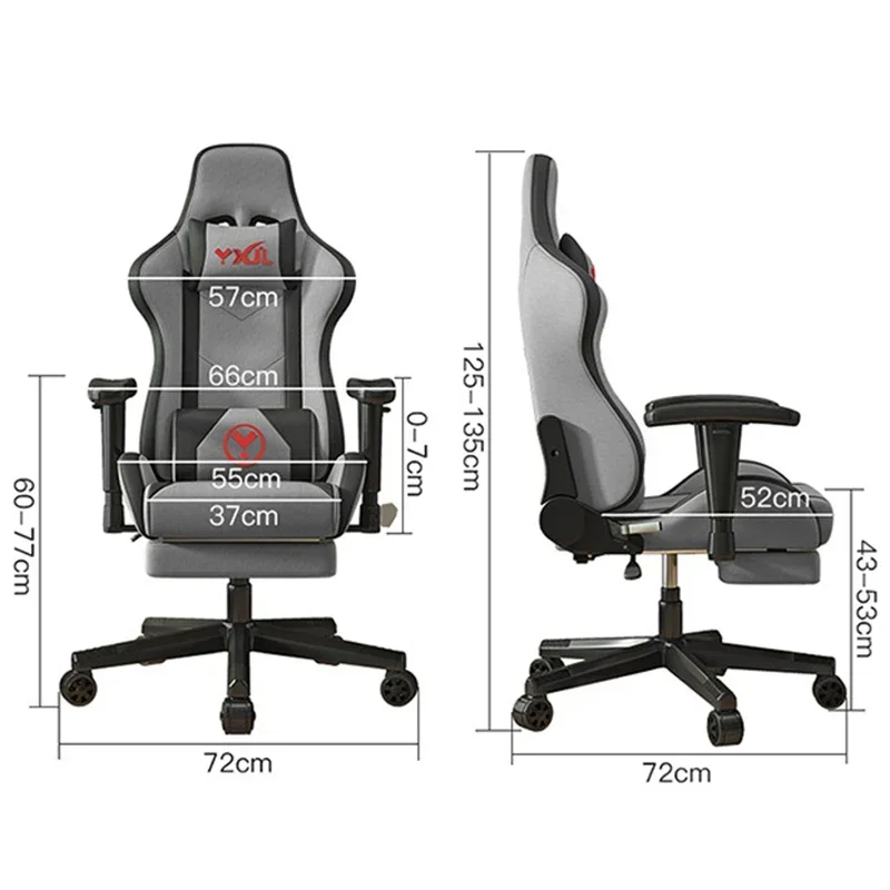 Esports Gaming Office Chairs Computer Home Sedentary Comfort Office Chairs Handrail Backrest Rotate Salon Furniture Sillas FYOC