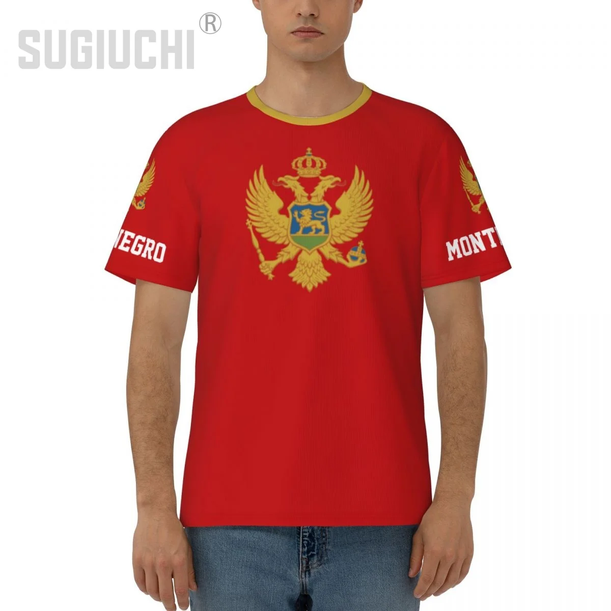 Unisex Nation T-shirt Montenegro Flag Montenegrin T-shirts jersey For Men Women Soccer Football Fans Gifts Custom clothes tee