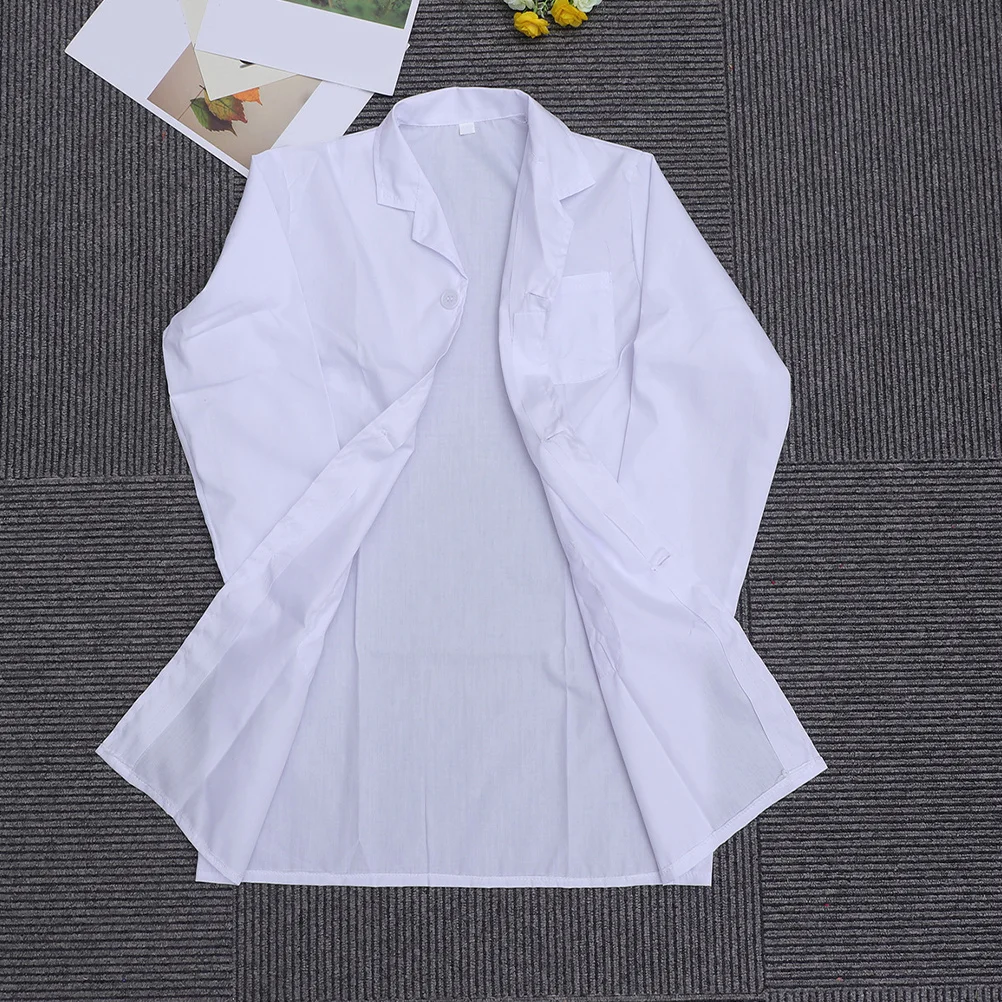 

2Pcs Lab Coats Cosplay Costume Scientist Clothes Washable Unisex Lab Coats Size Xl L for Roleplay Science