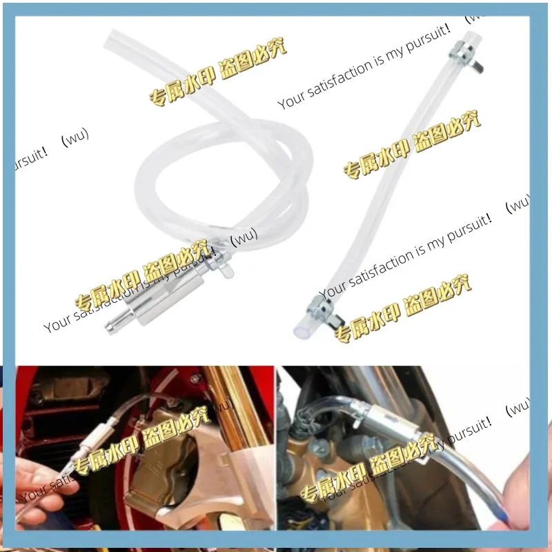 3pcs Lockable automotive brake fluid exhaust, exhaust hose with one-way check valve