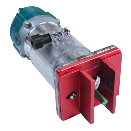 Imagen 2 del producto Base de guía de ranurado para máquina cortadora de 65 mm para muebles 2 en 1 Conector oculto y sujetador de hebilla - Base de fresado de madera