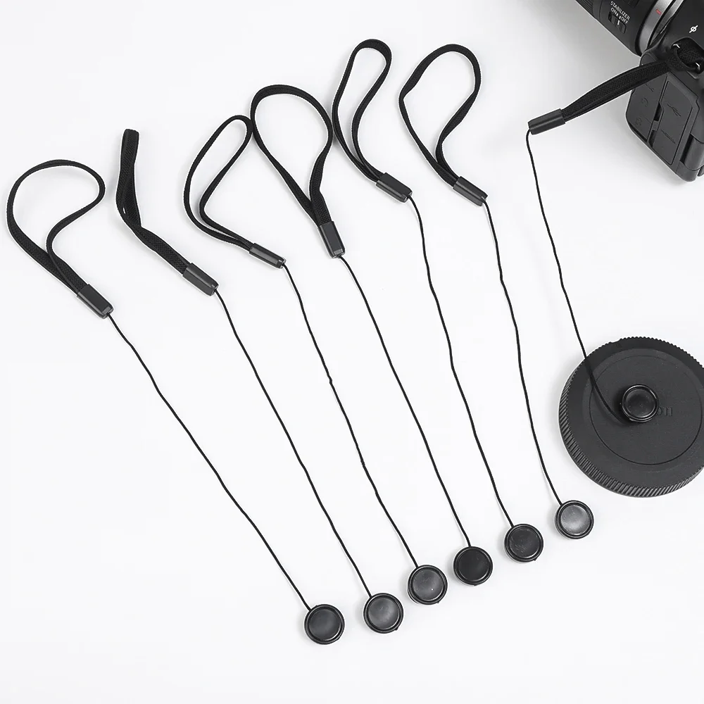 5/10/20PCS Lens Cover Holder Keeper Straps Universal DSLR Digital Camera Len Cap Anti Loss Protective Rope Accessories