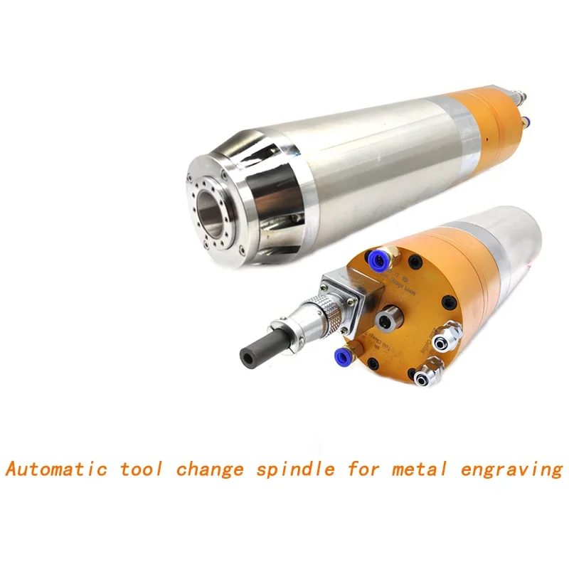 5.5kW automatic tool change spindle, engraving machine, BT30 metal engraving and milling, high speed, pneumatic water cooling
