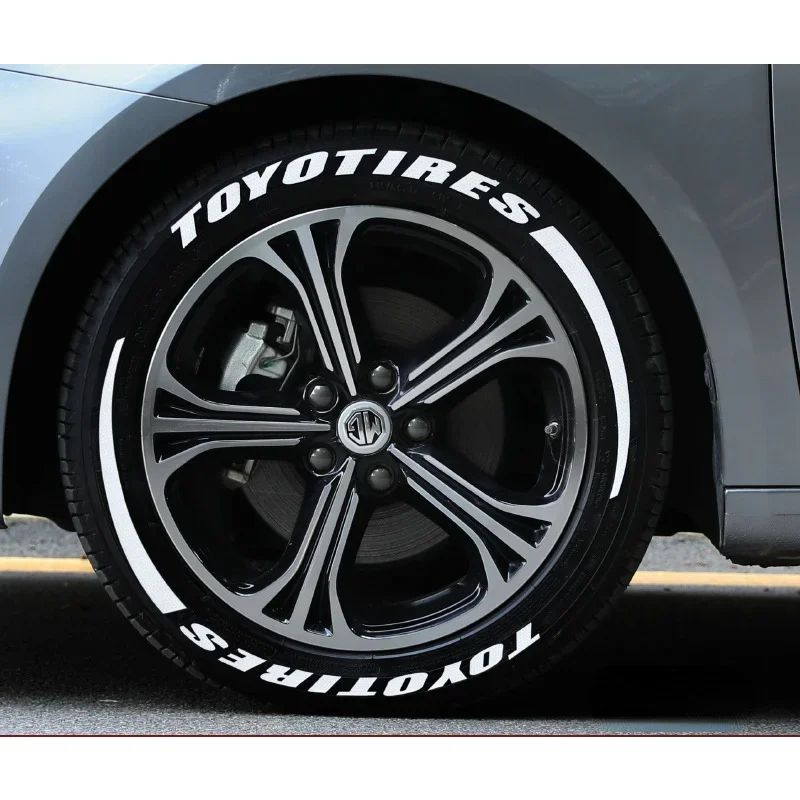 1 Sticker Car and Sticker DIY Alpha-numeric Sticker Waterproof Outer Letter Motorcycle Car Bicycle Tire Sticker Wheel Sticker