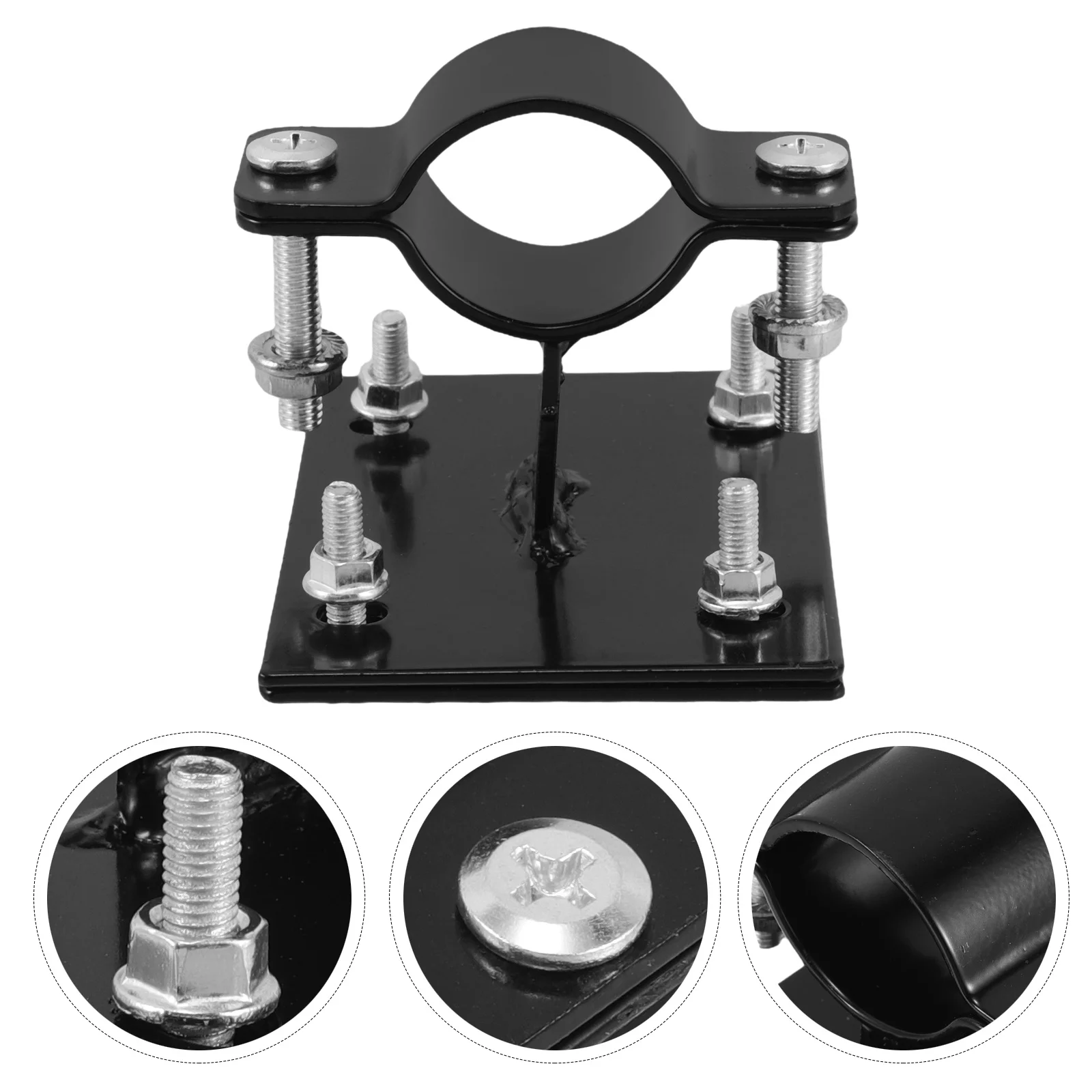 

Bike Front Basket Fixed Holder Iron Mounting Bracket Strong Front Rack for Bicycles E Bikes Cargo Carry Basket