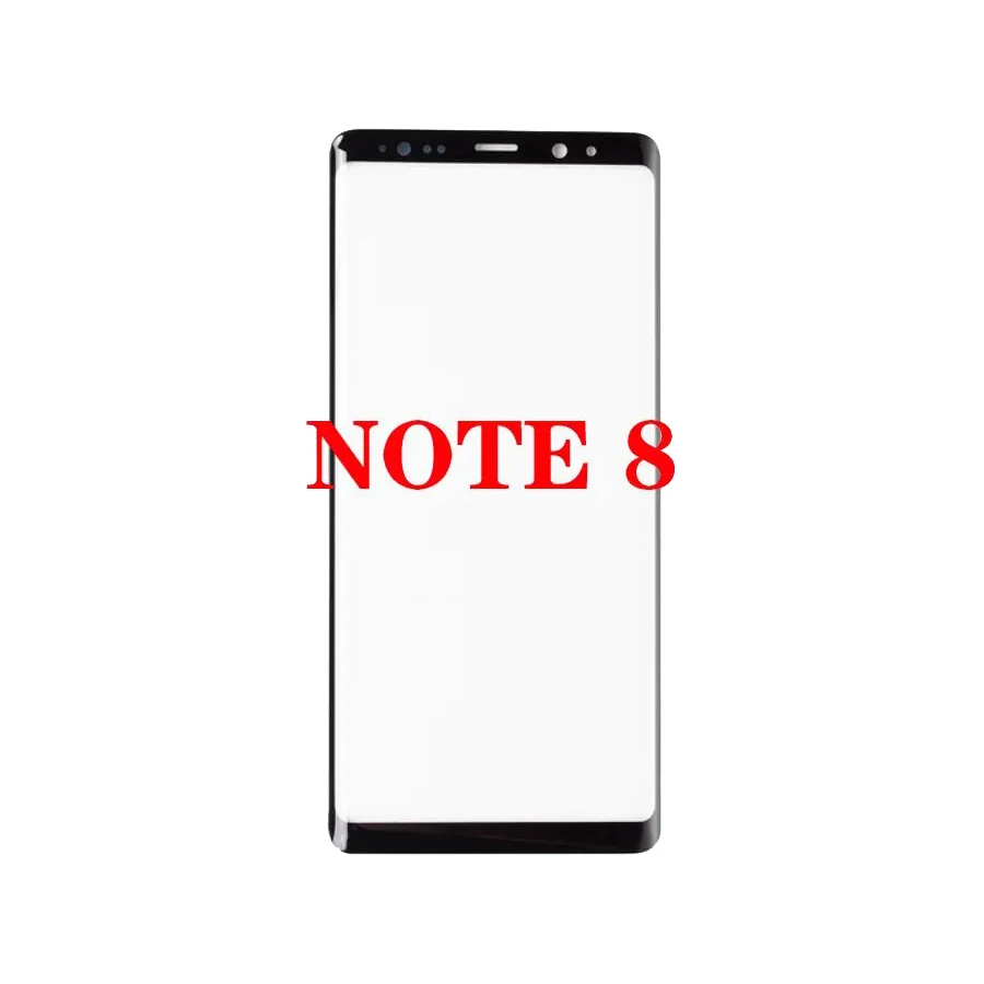 With OCA Touch Screen LCD Front Outer Glass Lens For Samsung Galaxy S8 S9 Plus S10 S10+ Note 8 9 10 Replace Parts