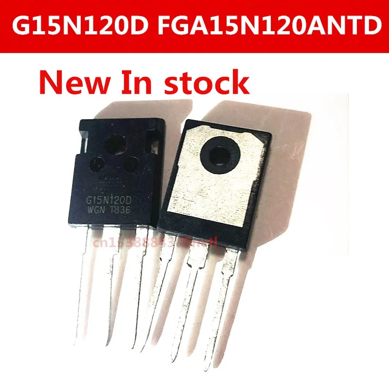 

Original 2pcs/ G15N120D FGA15N120ANTD 15A 1200V TO-247 IGBT