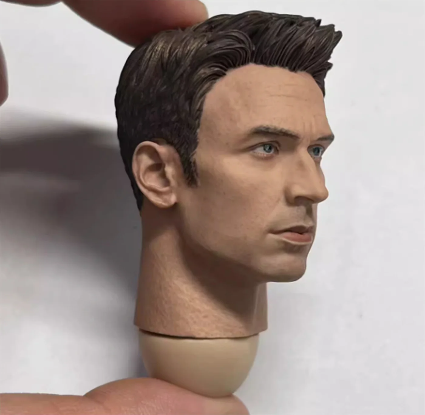 1/6  Chris Evans Delicate  Painted Head Sculpt Carving   Sculpt  Soldier  Actor Star 1/6 Fit 12'' Action Figure Body Collection