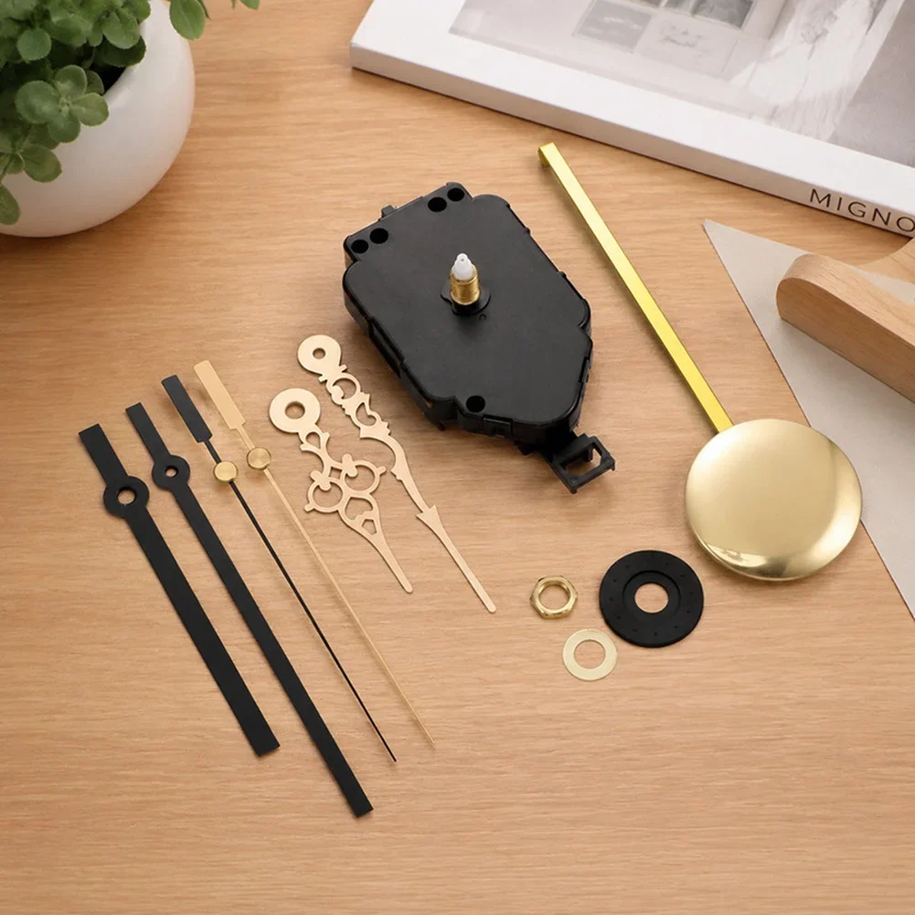 1 Set Retro Home Clock Making Hardware Accessory DIY Pendulum Clock Movement Kit Metal Mechanism For Wall Clock Repair Supplies