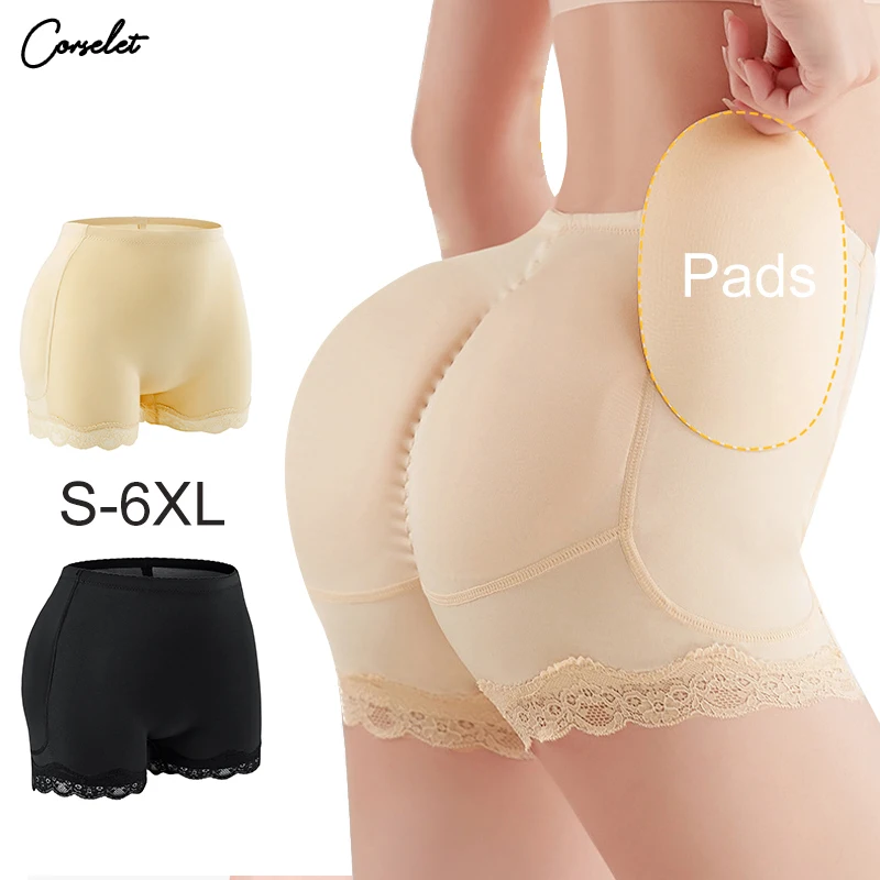 Seamless Padded Panties For Women Hip Dips Pads Shapewear Fake Ass Butts Lifter Enhancement With Foam Big Butt Lifting Shorts