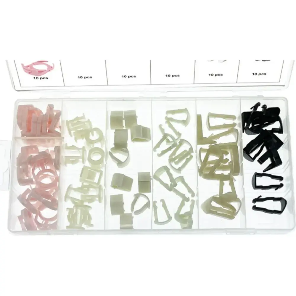 

Plastic Fuel Line Retainer Clip Kit Plastic Clip Reusable Design Universal Fuel Line Clip Nylon Material Auto Fastener For GM