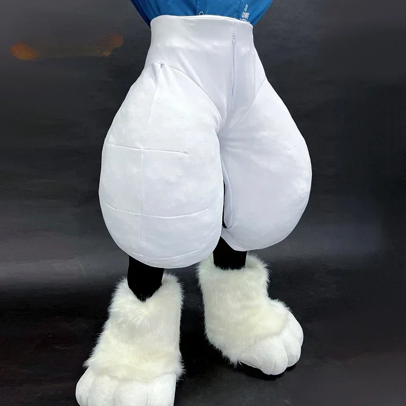 Animal Legs Cos Sponge Fursuit Cosplay Accessories Randomly Colored Animal Legs Curved Legs No Fill Thighs