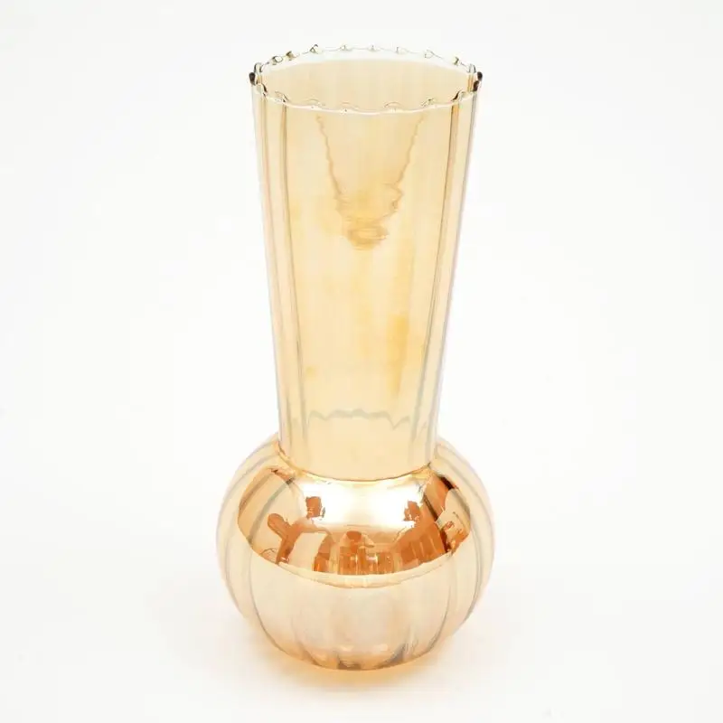 مزهرية صغيرة أنيقة مقاس 6.2 × 9.2 بوصة - تصميم دوامي حديث لهجة زخرفية لأحداث المكاتب المنزلية، مثالية لترتيبات الزهور