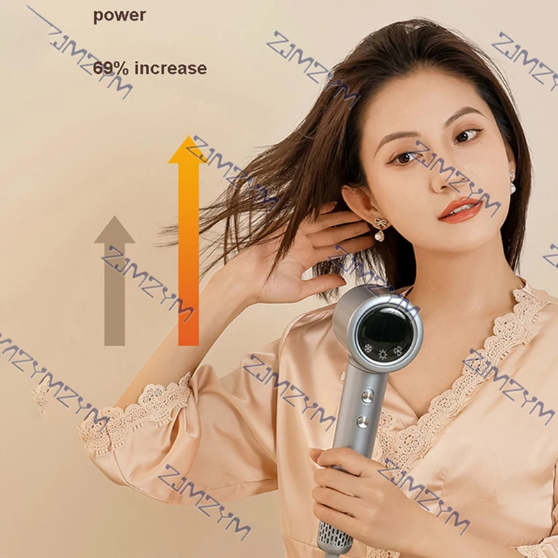 ヘアクリーナー,プロのヘアケア,速乾性,負イオン,1300W, 110000 rpm