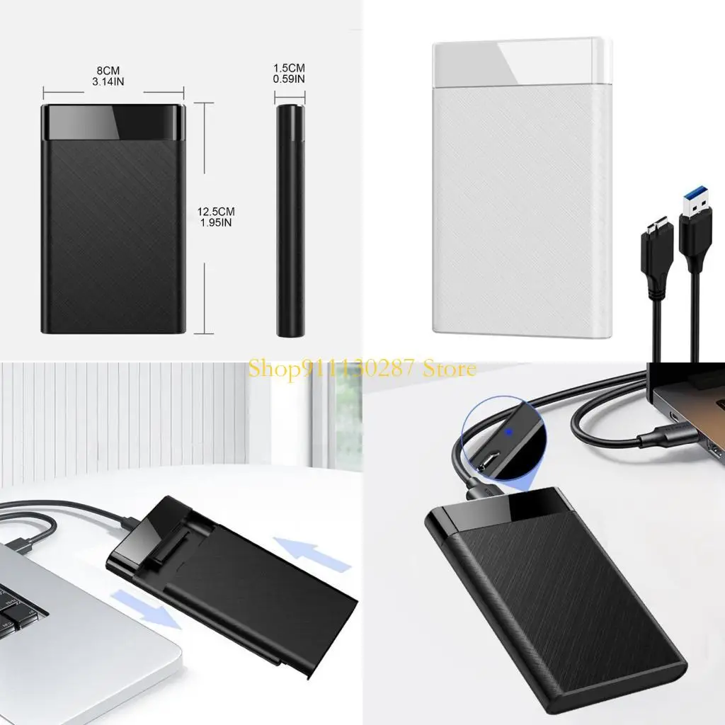 

J1HC 2,5 дюйма HDD SSD корпуса до USB Внешний дисковый дисковый диск