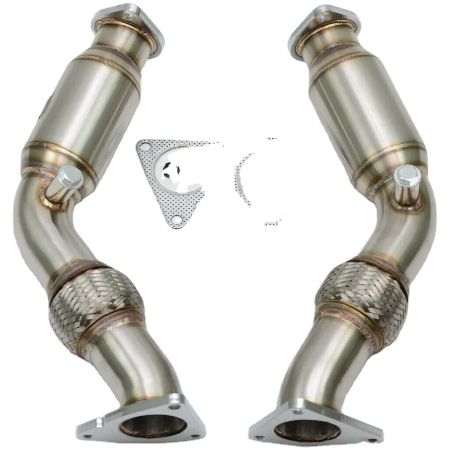 370Z G37 VQ37HR VQ35HR Exhaust Down Pipes 350Z Q50 Q60 STAINLESS STEEL EXHAUST PIPE VQ37HR VQ35HR Cats