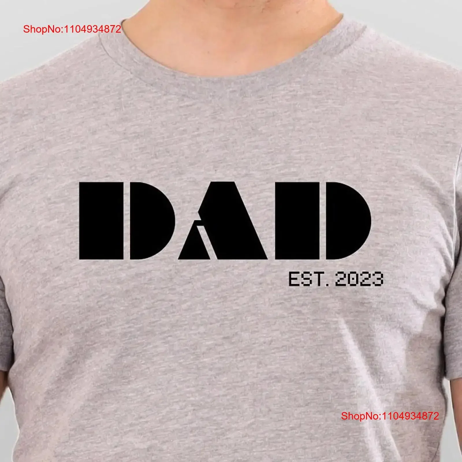 أبي جريئة مكتنزة الخط مع السنة تي شيرت خمر عيد الأب عيد الميلاد للأطفال كول خمر غسلها أنيق متعدد الاستخدامات #1