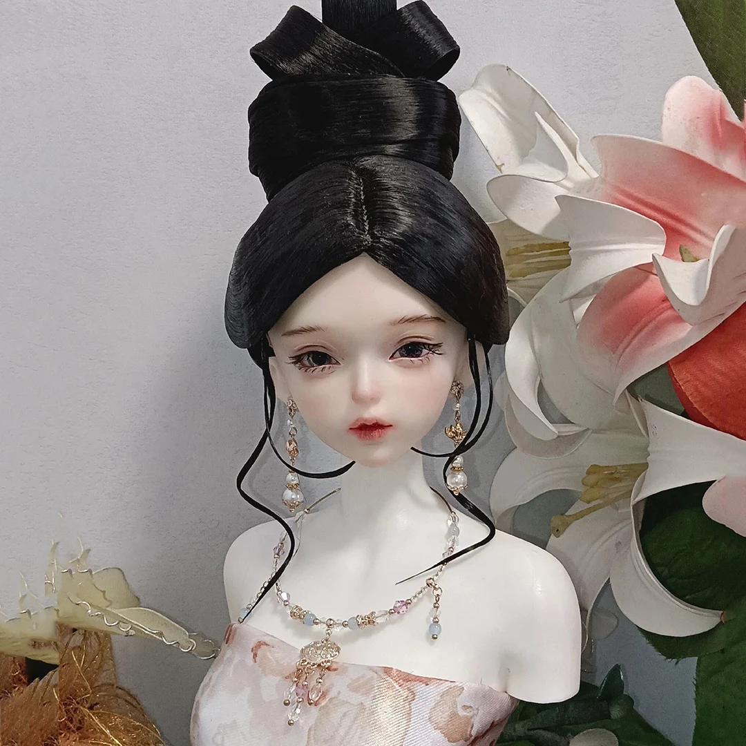 1/4 1/3 スケール古代衣装 BJD かつら中国漢服妖精の髪レトロかつら BJD/SD MSD SD13 ガール SSDF 人形アクセサリー C2424
