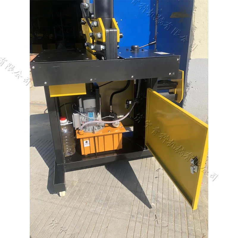 QK-200 Bending Cutting Punching Copper Professional Hydraulic Busbar Machine Busbar Process Machine Cutter Bend Punch 3 In1