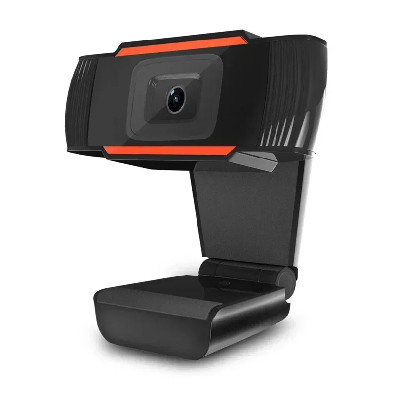 Mini caméra Web rotative avec micro, ordinateur de bureau, vidéo statique, travail, 1080P, 720P, 480P, HD