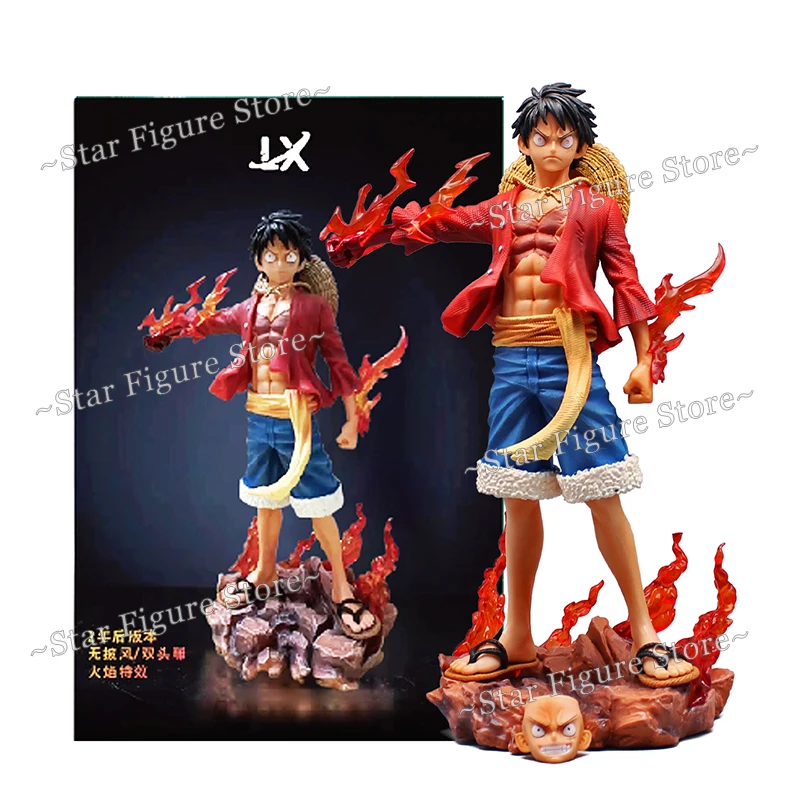 

26cm One Piece Monkey D Luffy Action Figure LX Collection Busoshoku Haki Gear Second Luffy Figurine Statue Model Toys for Gifts