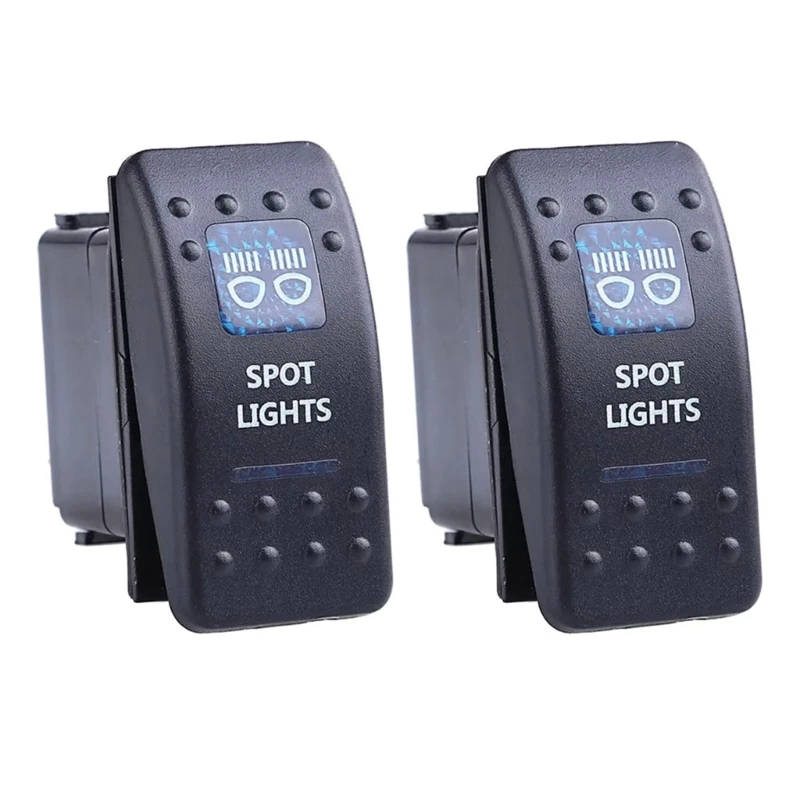 

2Pcs Waterproof Marine Boats Switches 5 Pins 2 Position Toggle Switches LED Light Switches for Car Dropship