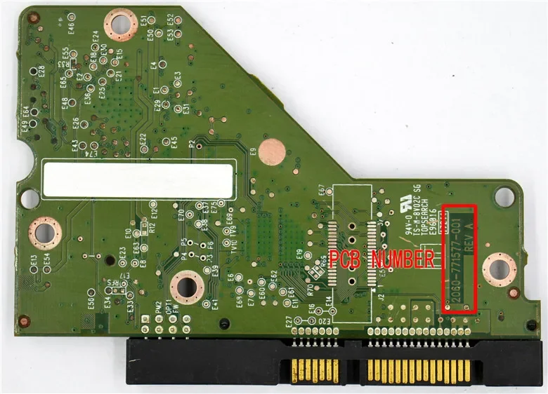 WD hard disk circuit board / 2060-771577-001 REV A , 2061-771577-900 2061-771577-300 / WD6400AAKS, WD3200AAJS
