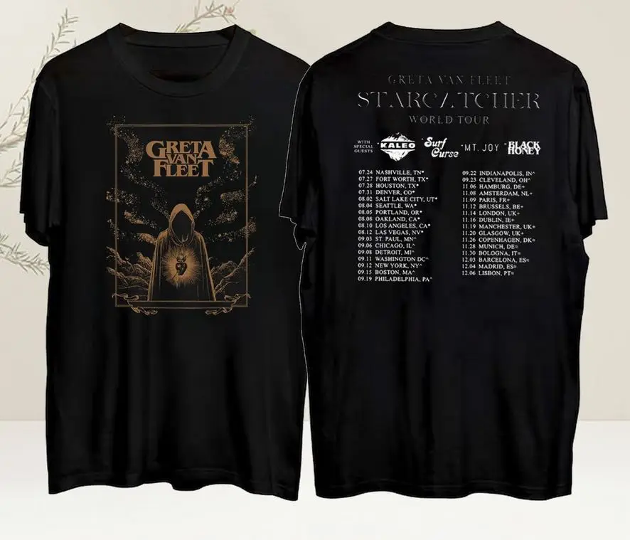 

Greta Van Fleet Starcatcher World Tour 2023 T-Shirt, Greta Van Fleet Tee, Rock B