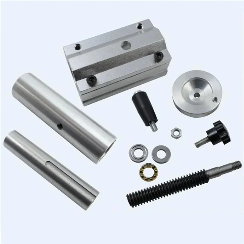 

AA05 DIY Micro Lathe Tailstock Slider Tailstock Assembly Live Beads Machine Spindle Set