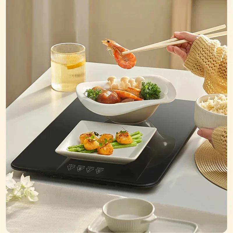 Midea Electric Food Warmer Household Food Insulation Board 426x287x23mm Mini Heating Table Mat One Key Control Warming Food 220V