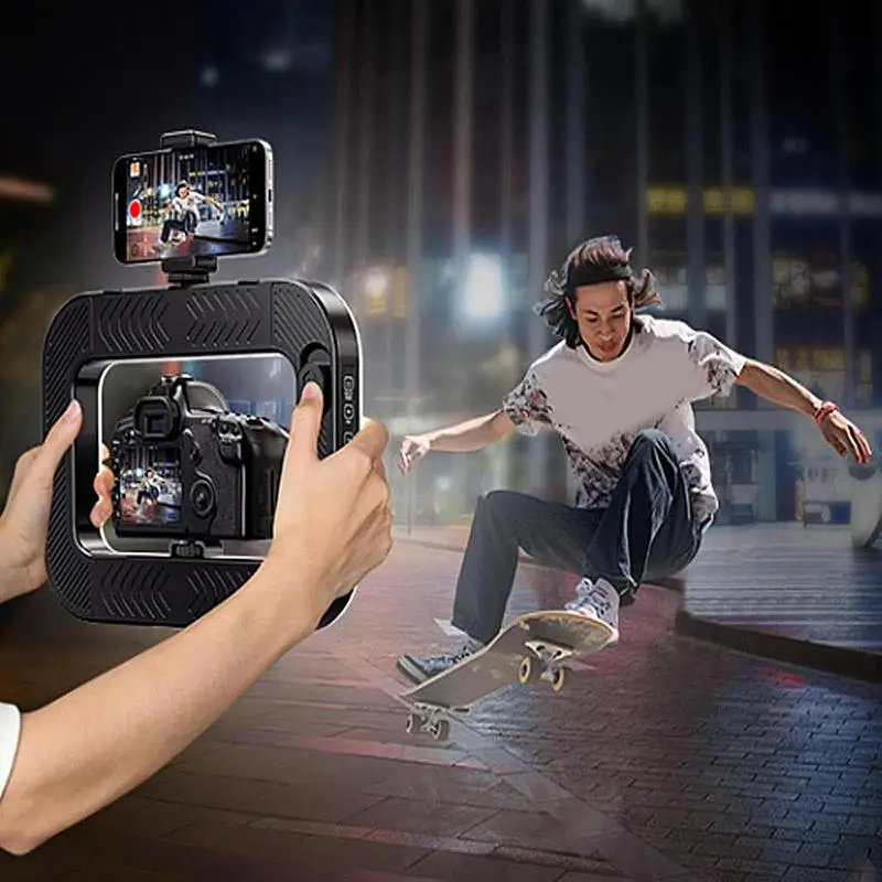 Selfie Stick Tripod With Light Rechargeable Selfie Portable Ring Light Adjustable Extendable Foldable Phone Holder For Streaming