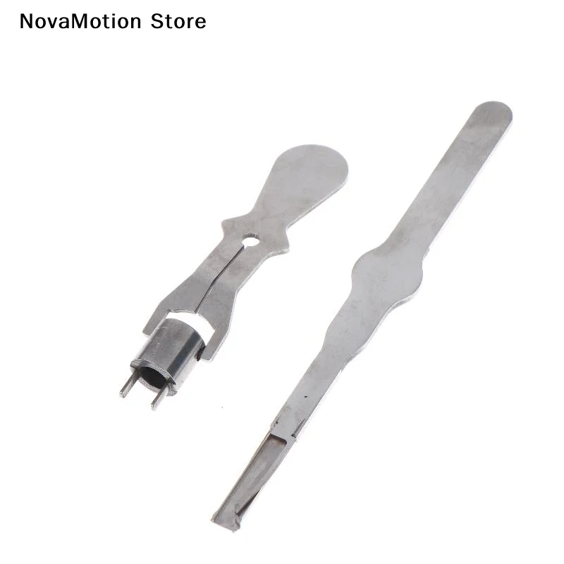 [NM]1PCS Full Stainless Steel HU66 Tool Fast Open Repair Car Lock,Auto HU66 Inner Groove Lock Picks And Repair[NM]