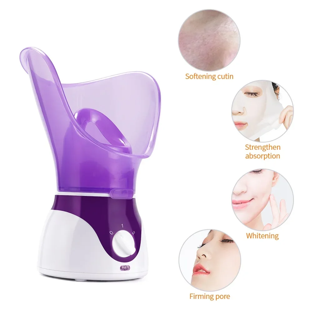 Vaporisateur anti-déformable pour le visage, machine à vapeur pour le visage, vaporisateur de brume qualifiée ale propre, outils de soins de la peau blanchissants, hydratation en profondeur