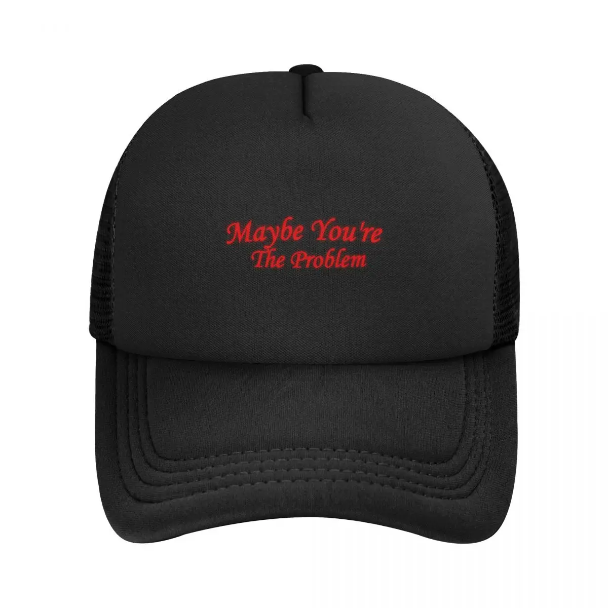 AVA MAX || Maybe You're the Problem. Baseball Cap Visor Snap Back Hat Sunscreen For Girls Men's