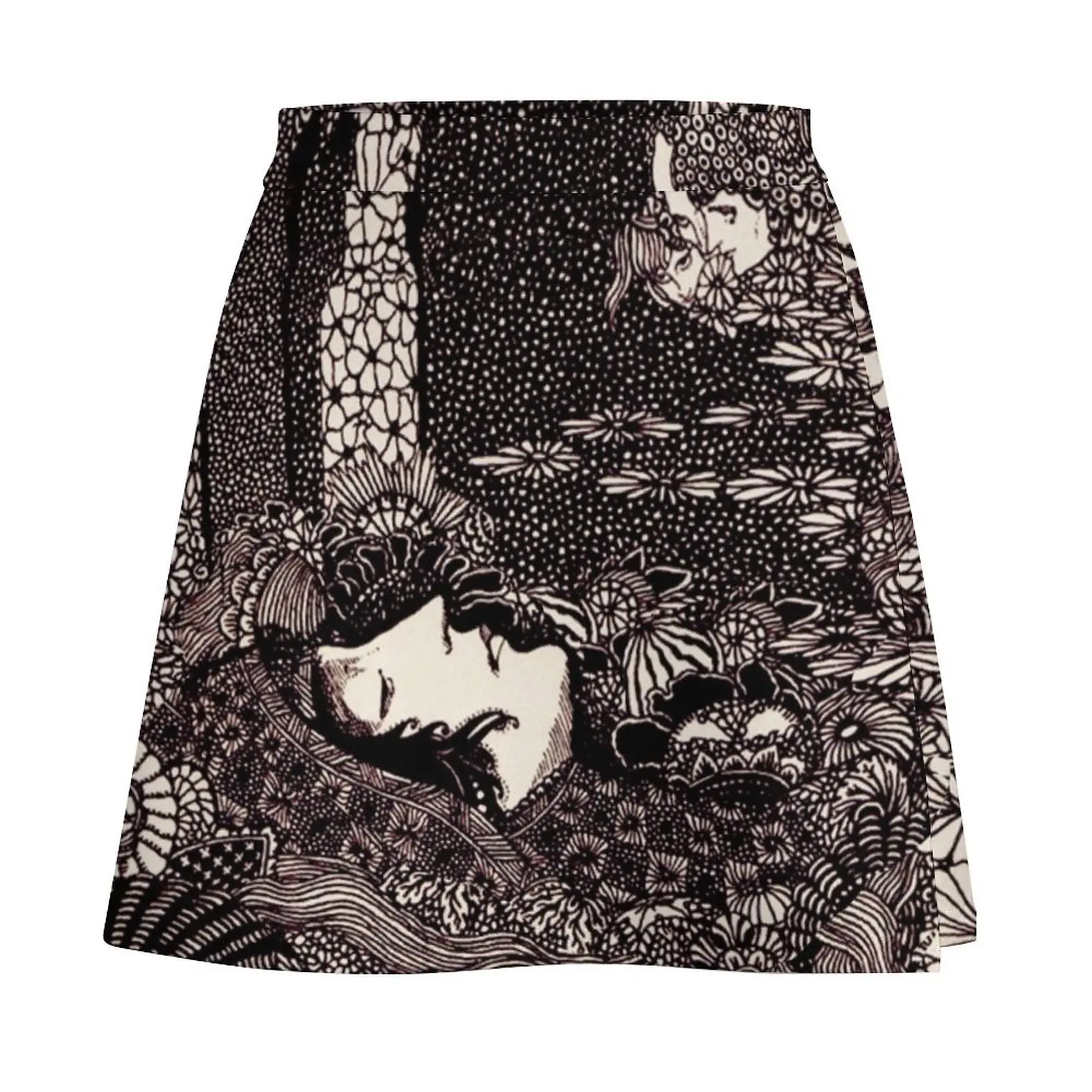 HD Sleeping Morella, from Edgar Allan Poe s Tales (1933) Mini Skirt women clothes Mini Skirt