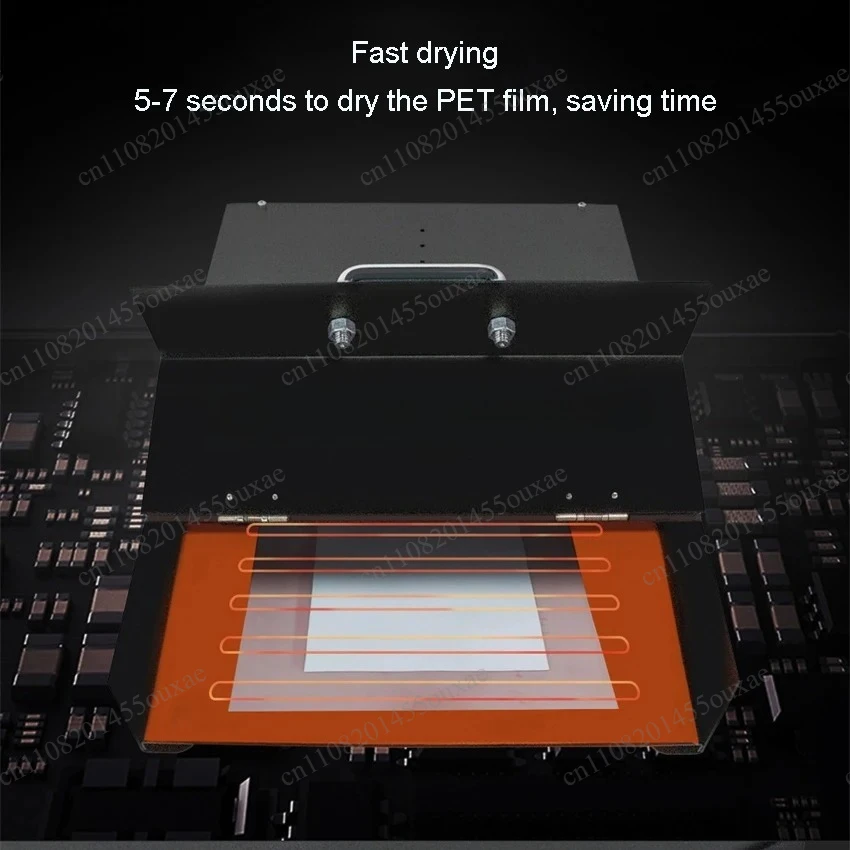 For DTF Printer Film A3 Size Dryer Device DTF Oven Hot Melt Powder Curing Tool A3 PET Film Heater Oven Fast Dryer Device