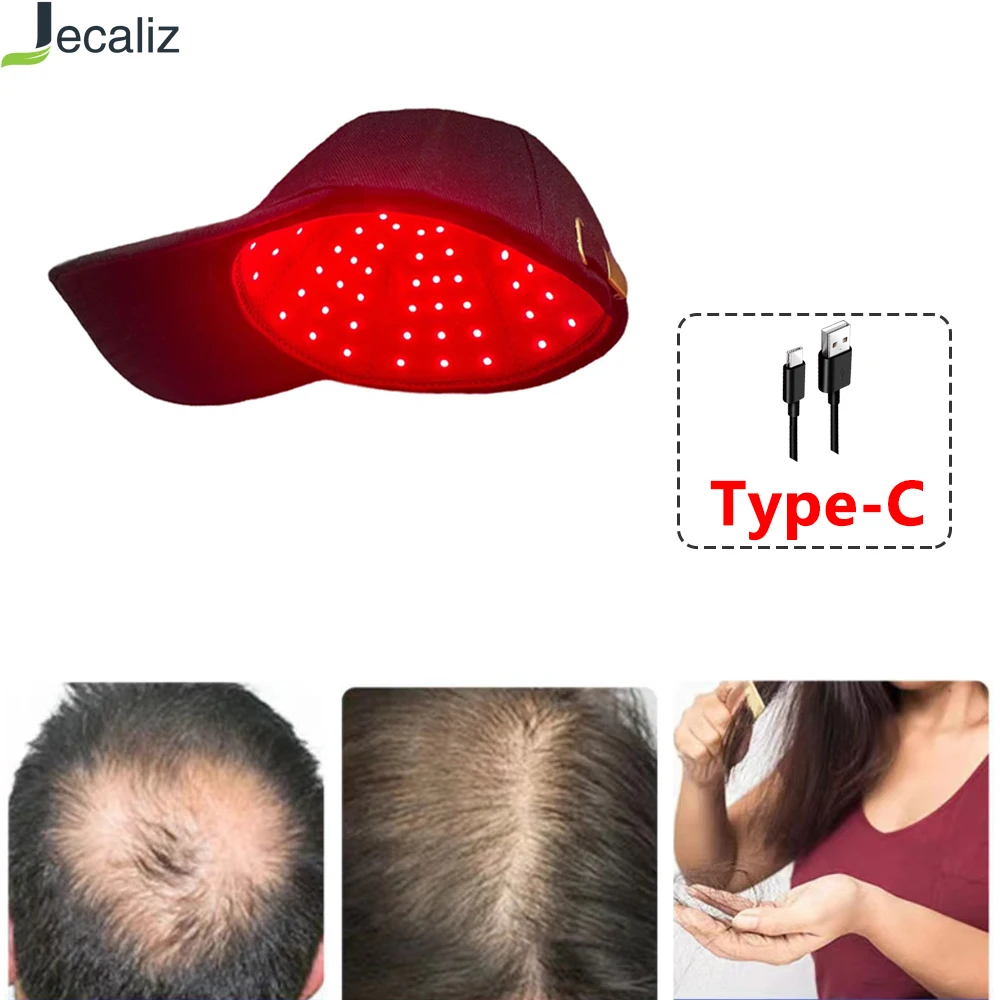 Hair Growth Cap Anti Hairs Loss Scalp Care Relieve Fatigue Strengthen Hair Root Deep Hair Follicle Promoting USB to Type C cable