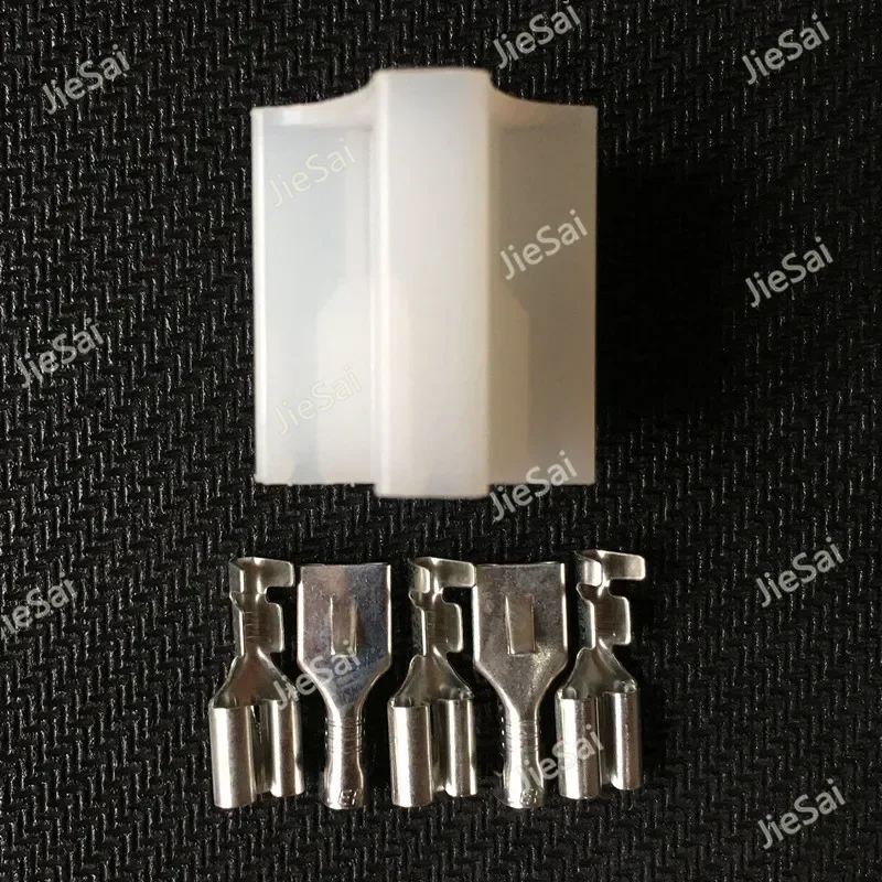 Relay Holder Relay Connector 5 Pin Automotive Wiring Connector 5 Hole Socket With Terminals Pins