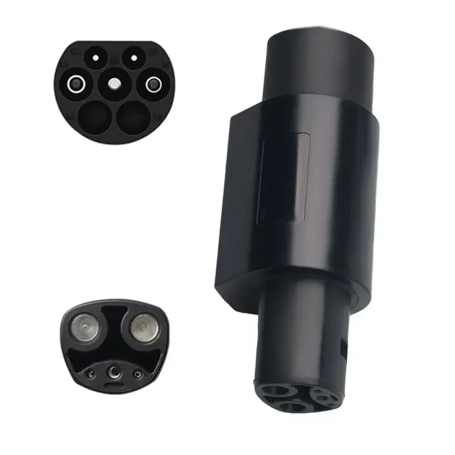 Adapter ładowarki EV Akcesoria samochodowe IEC 62196 Standardowy adapter ładowarki typu 2 do Tesli Konwerter ładowania pojazdów elektrycznych