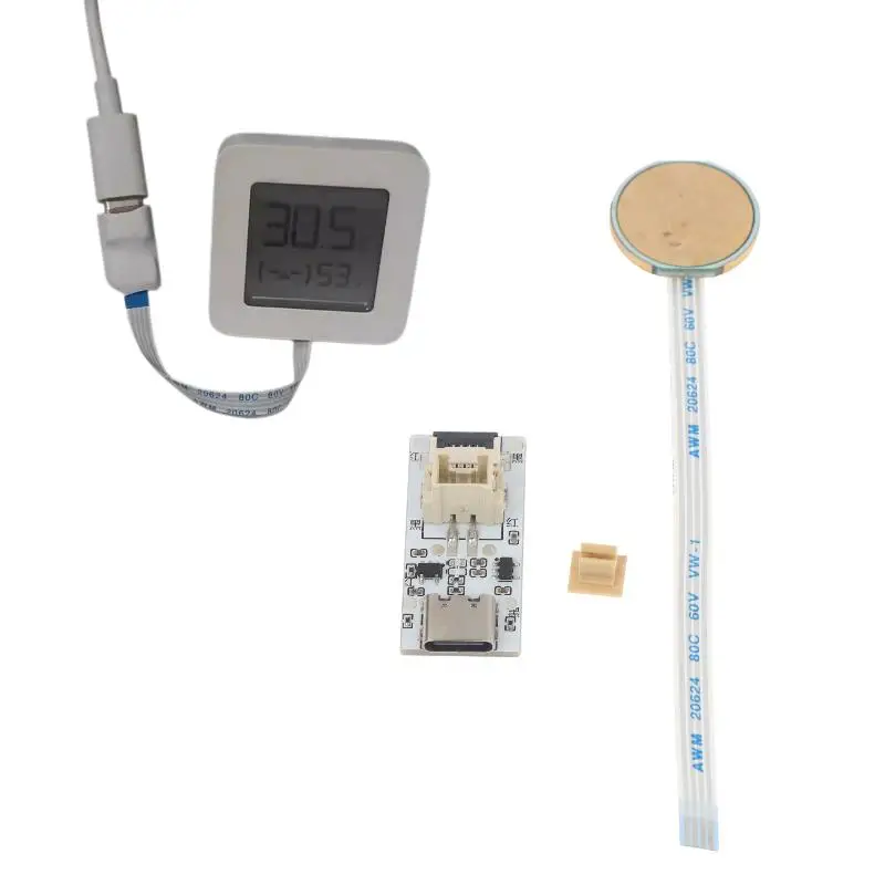 1 Pack Type-C to CR2032 CR2025 Battery Adapter 5-30V Input Slim FFC Cable for Car Key Fob Garage Door Remote Control