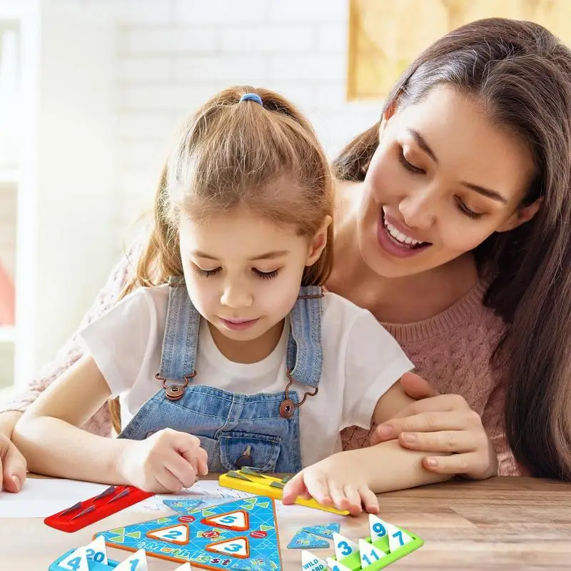 Educatief Math Vaardigheid Bundel Math Game Leren Optellen Aftrekken Vermenigvuldiging En Divisie Logic Training Spelletjes Voor Kinderen