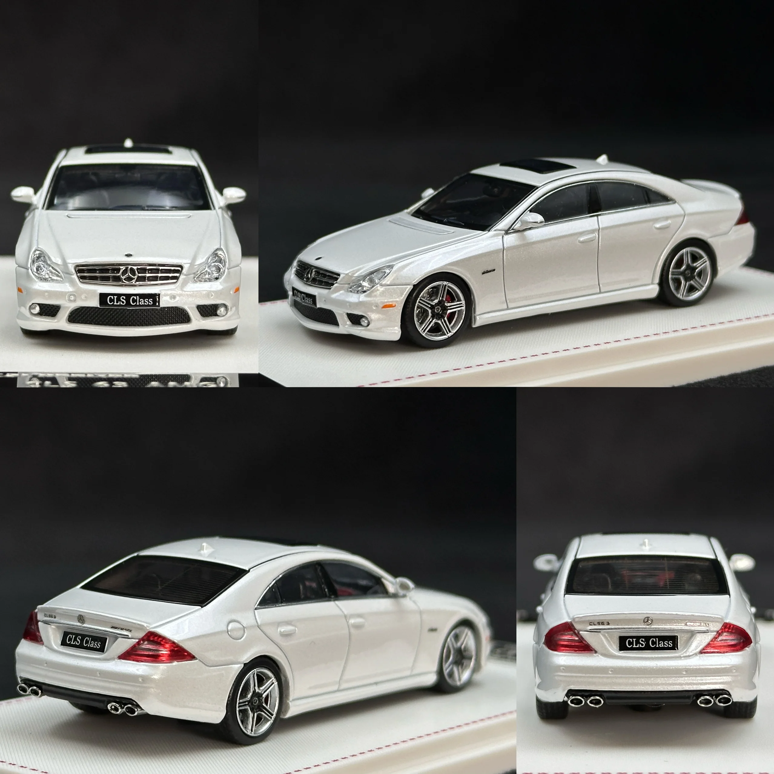 دييكاست 1:64 مقياس البؤري الأفق FH بنز CLS 63 AMG Mk1 C219 سبيكة سيارة نموذج تحصيل لعبة هدية تذكارية عرض حلية