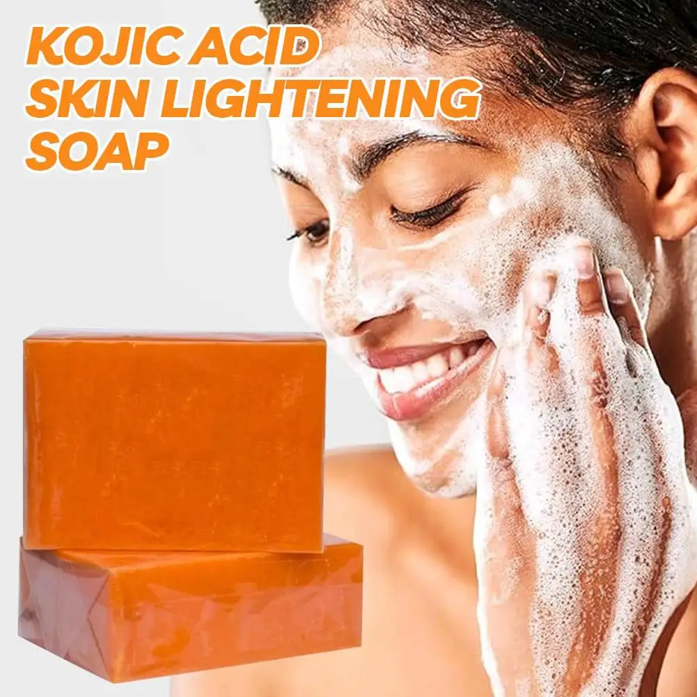 Kojic Acid Soap 100g Pack Dark Black Skin Lightening Soap Glutathione Hand Brightening & Made Bleaching Skin Soap Z3U5