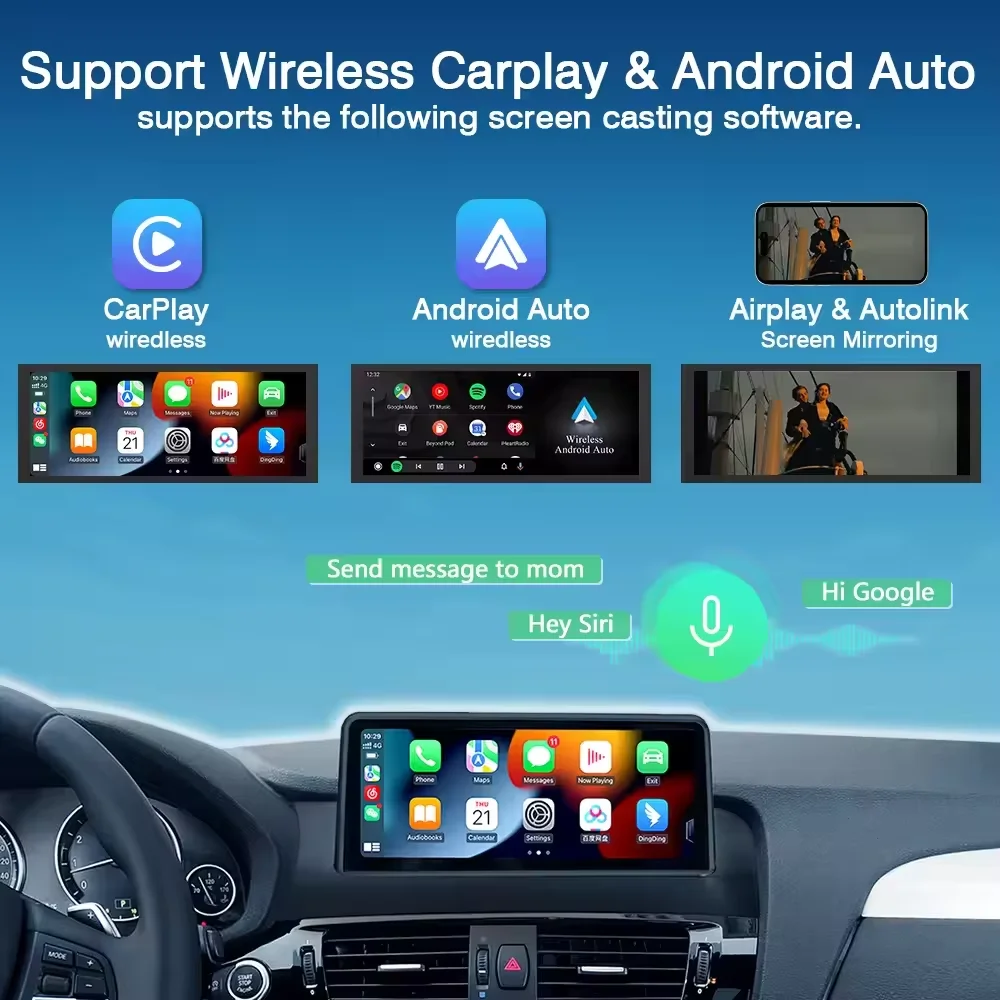 Picture 3: CarPlay automatic Android thread-free decoder for BMW CIC CCC NBT EVO 1 System 2 3 4 5 6 7 series X1 X3 X4 X5 F20 F30 F31 F10