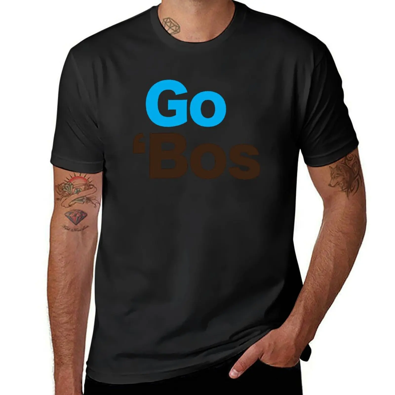 Go 'Bos (Tufts University Jumbos) T-Shirt summer shirt shirts graphic custom shirt plus sizes big and tall t shirts for men