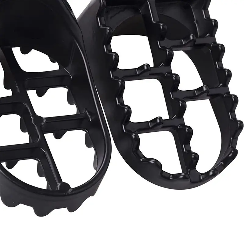 #68D (Black)Dirt Bike Foot Pegs, Aluminium Footpegs Pedals,Automotive Parts & Accessories
